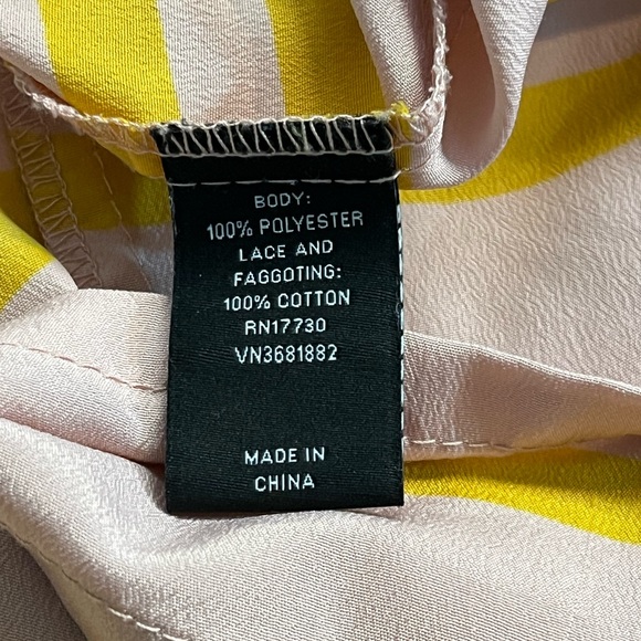 JASON WU for Target Striped Dress in Pink & Yellow Sz S - Picture 4 of 4